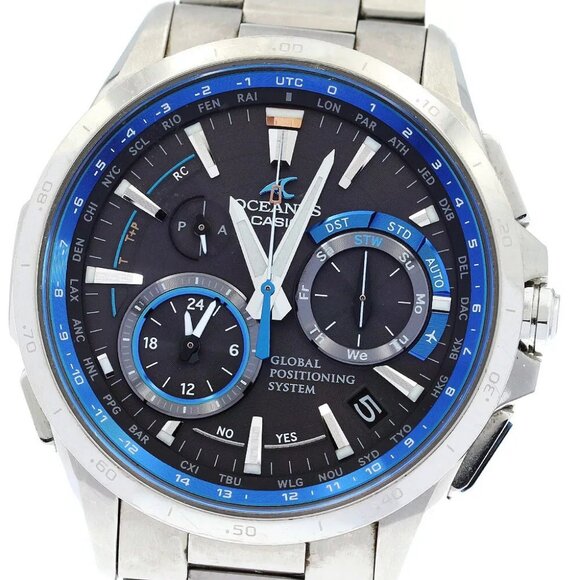 CASIO Oceanus OCW-G1000-1AJF Solar Powered Radio Men's Watch